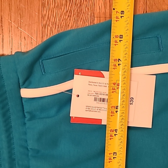 SPORTS ILLUSTRATED WOMEN'S BLUE SHORTS ELASTIC WAISTBAND SIZE SMALL - Picture 9 of 11